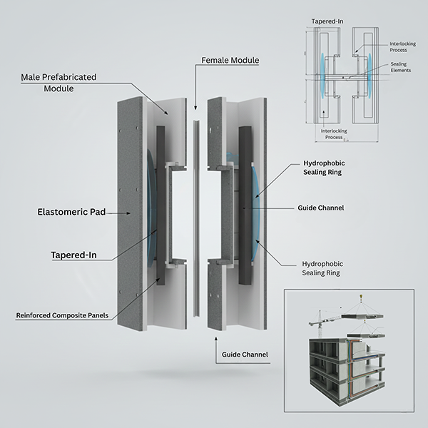 system-for-modular-building-component-assembly-with-structural-interlocking-mechanism